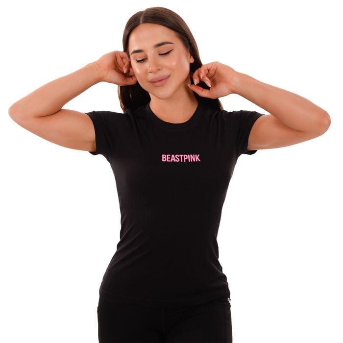 Daily T-Shirt für Frauen in Black - BeastPink XL