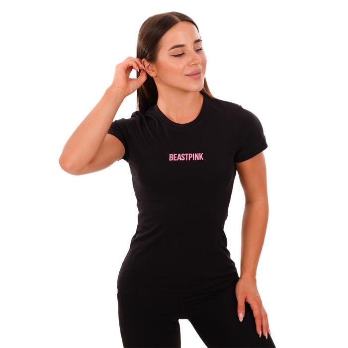 Daily T-Shirt für Frauen in Black - BeastPink XL