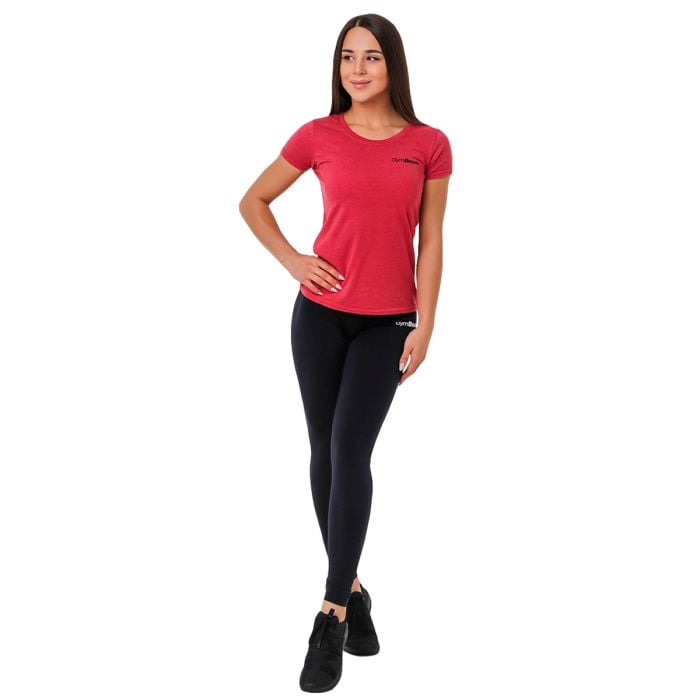 T-Shirt für Frauen Basic Vintage Red - GymBeam M