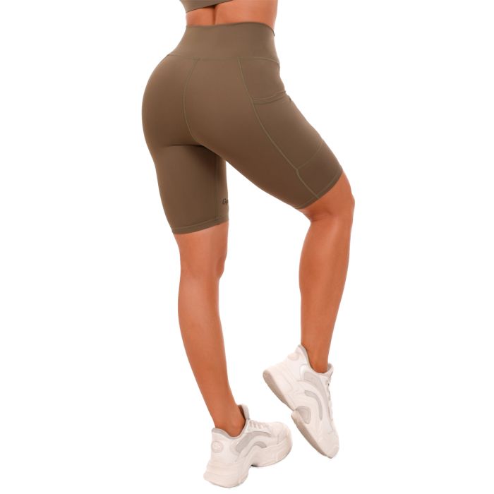 Biker Shorts für Frauen in Olive - GymBeam L