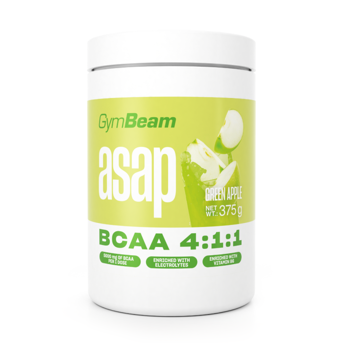 ASAP BCAA - GymBeam 375 g - grüner Apfel
