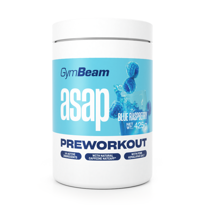 ASAP Pre-Workout - Gymbeam 425 g - blue raspberry