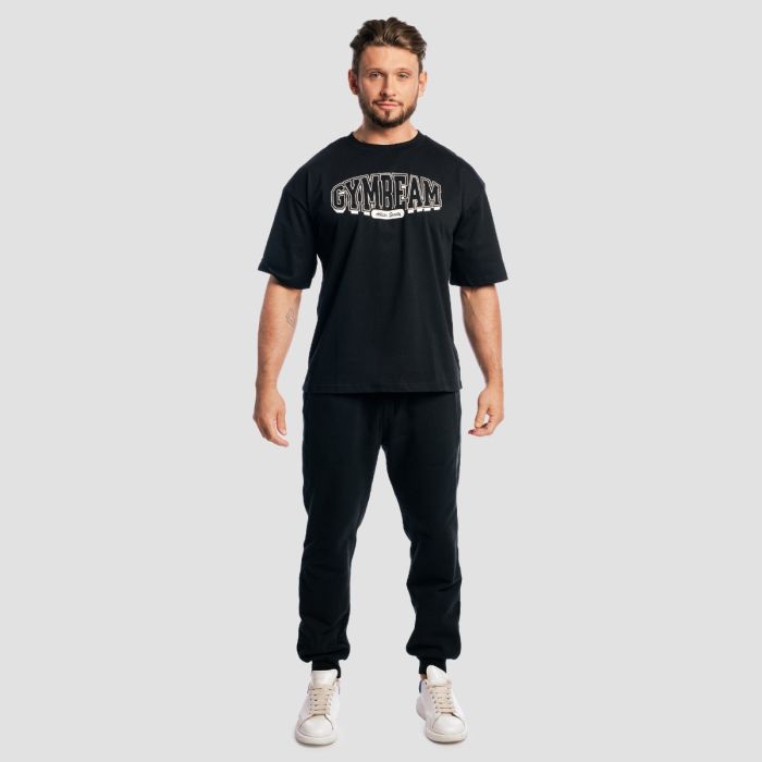 Athletic Society Boxy T-Shirt in Black - GymBeam L