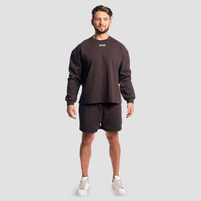 Aura Shorts Tee Brown - GymBeam XXL