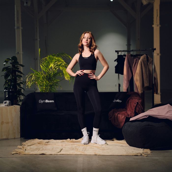 Aura Sports Bra Black - GymBeam M