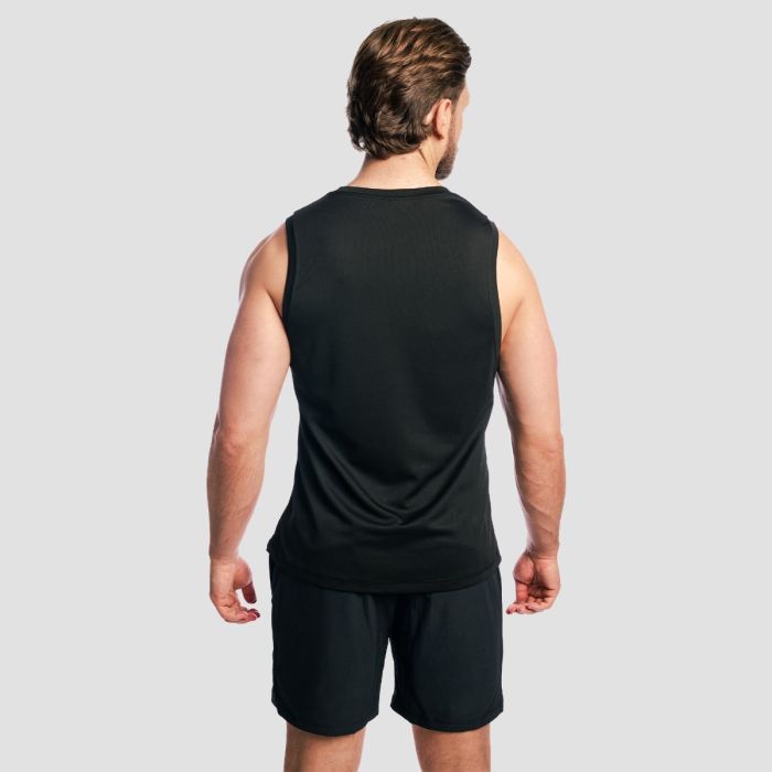 Base Mesh Tank Top in Black - GymBeam XL