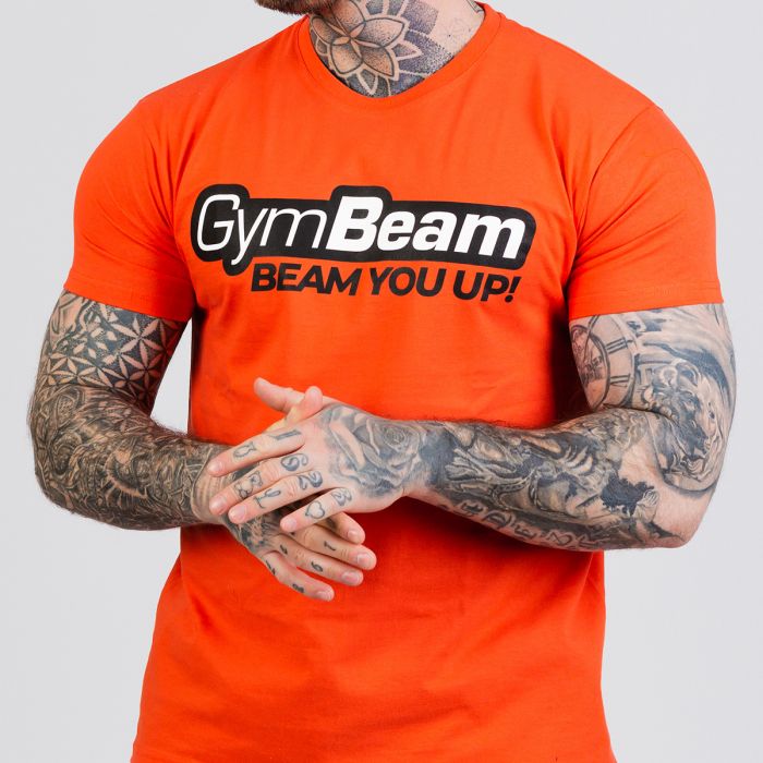 Beam T-Shirt Orange - GymBeam XXL
