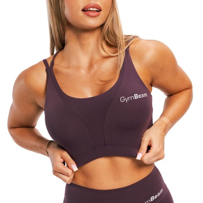 BEAT Sports Bra Berrywood - GymBeam M