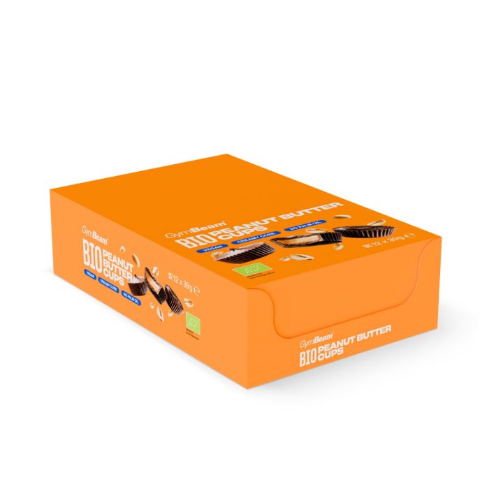 BIO Erdnussbutter Cups - GymBeam 39 g