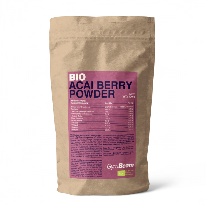 BIO Acai-Pulver - GymBeam 100 g