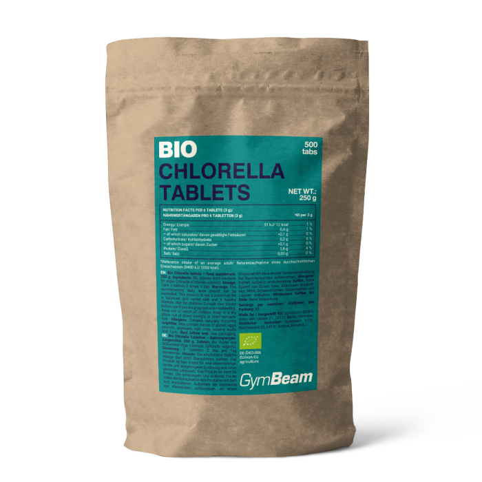 BIO Chlorella - GymBeam 500 Tabletten