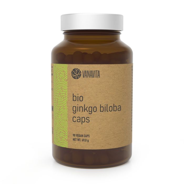Bio Ginkgo Biloba Kapseln - VanaVita 90 Kapseln