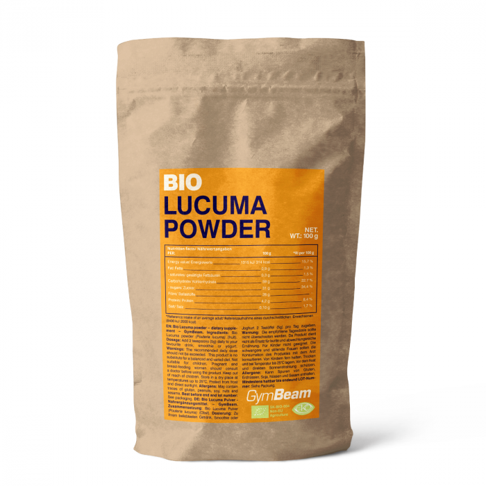 BIO Lucuma Pulver - GymBeam 100 g