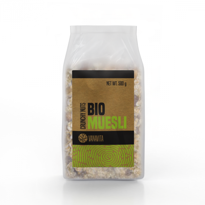 BIO Müsli - VanaVita 500 g - crunchy nuts