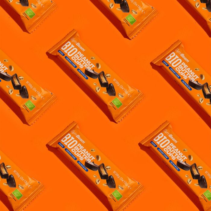 BIO Erdnussbutter Cups - GymBeam 39 g