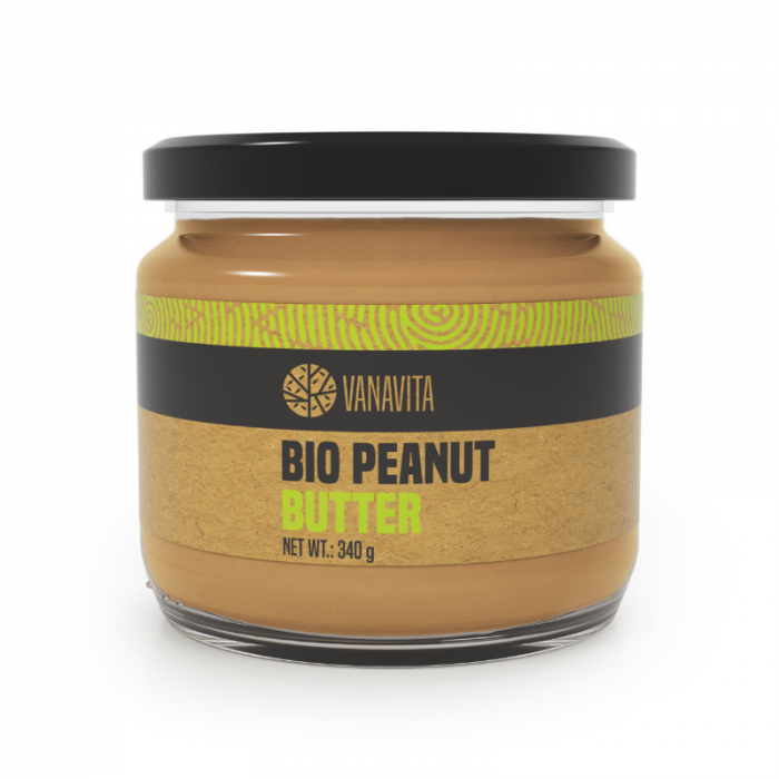 BIO Erdnussbutter - VanaVita 340 g - glatt