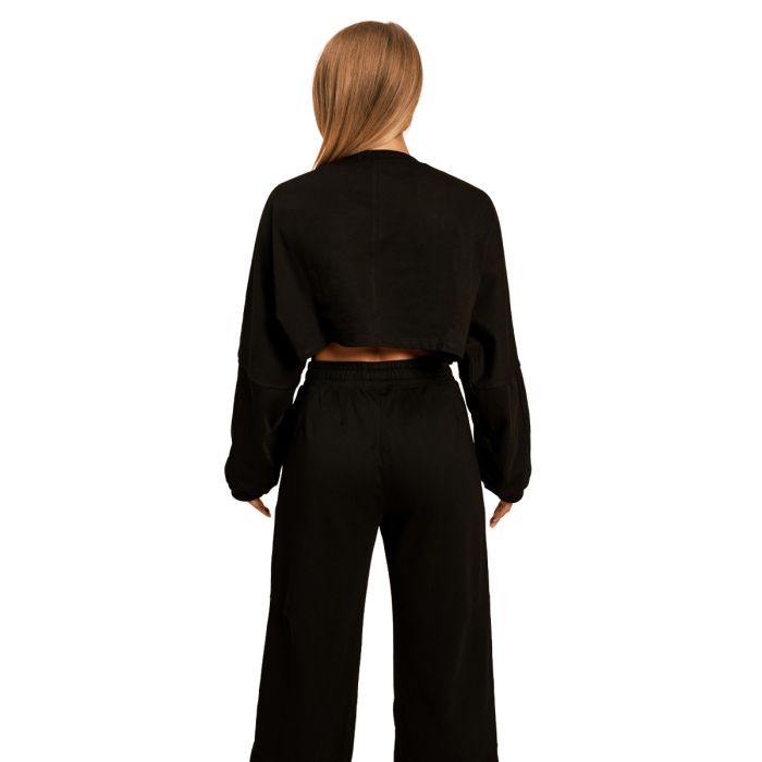 Bliss Cropped Sweatshirt für Frauen in Black - BeastPink M