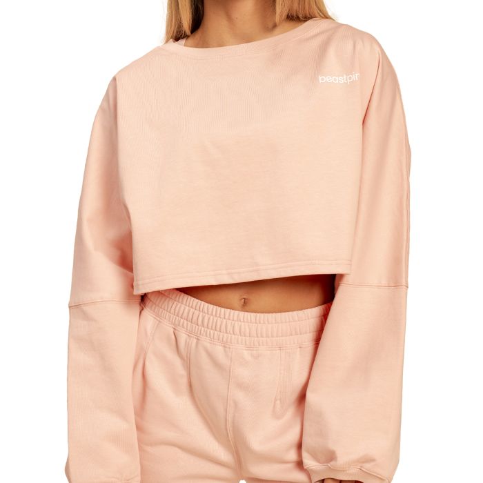 Bliss Cropped Sweatshirt für Frauen in Pink - BeastPink XS