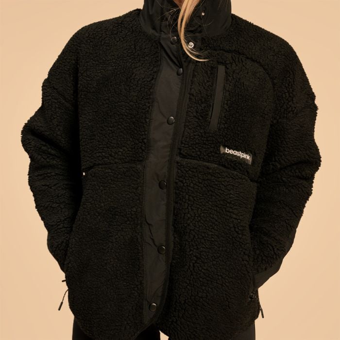 Bliss Jacke für Frauen in Black - BeastPink L