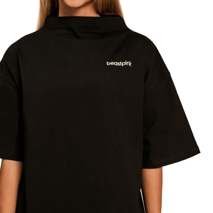 Bliss Oversized Top für Frauen in Black - BeastPink M