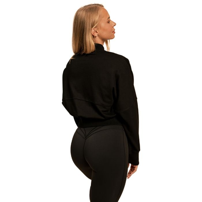 Bliss Zip-Up Sweatshirt für Frauen in Black - BeastPink S