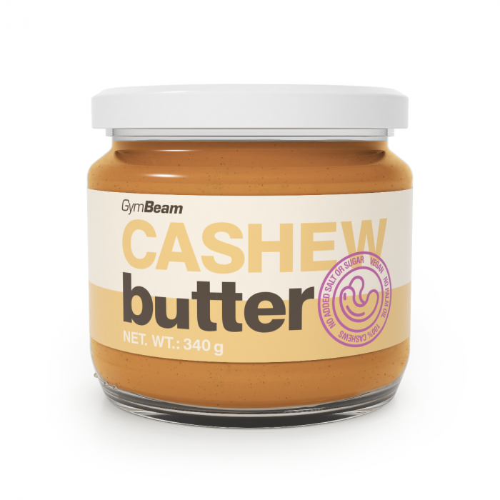 Cashewbutter - GymBeam 340 g - Smooth