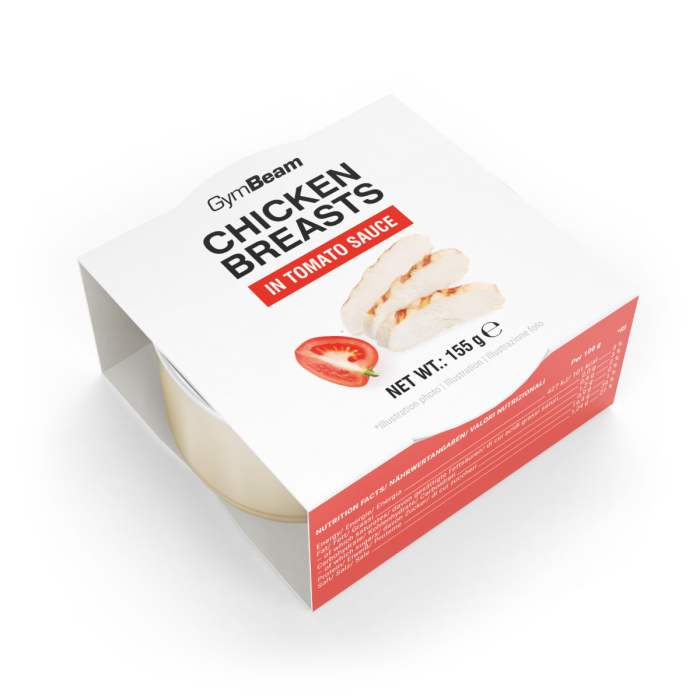Hähnchenbrust in Tomatensoße - GymBeam 155 g