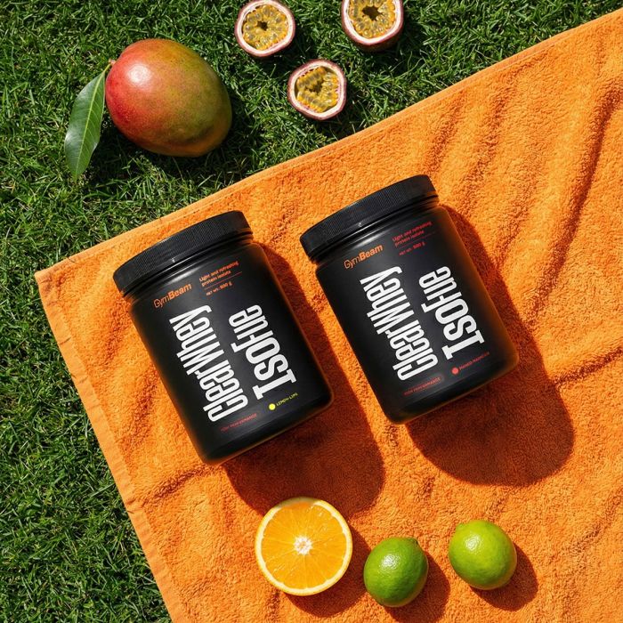 Clear Whey IsoFue - GymBeam 500 g - mango maracuja