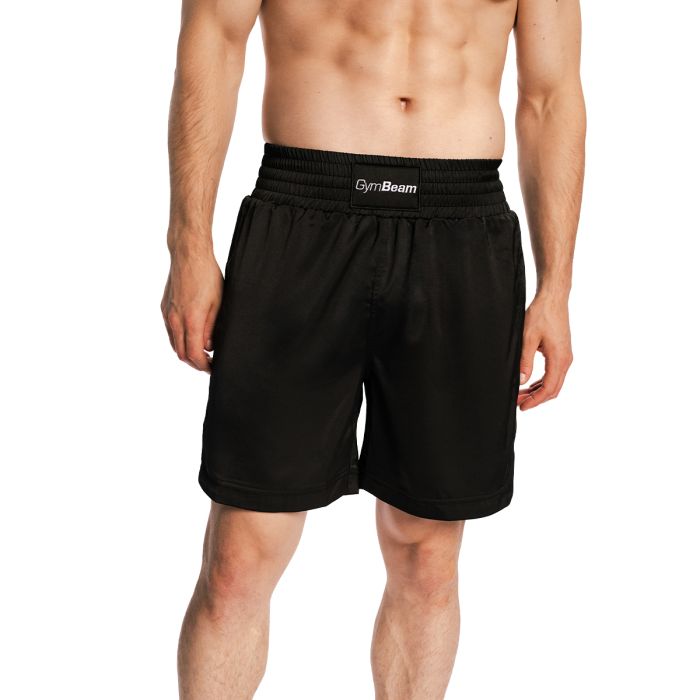 Combat Boxing Shorts Black - GymBeam L