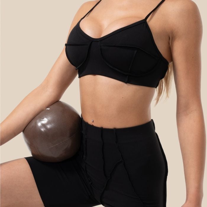 Cosmo Sports Bra Black - GymBeam L