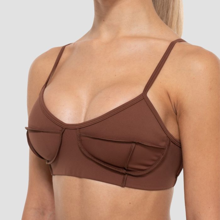 Cosmo Sports Bra Brown - GymBeam M