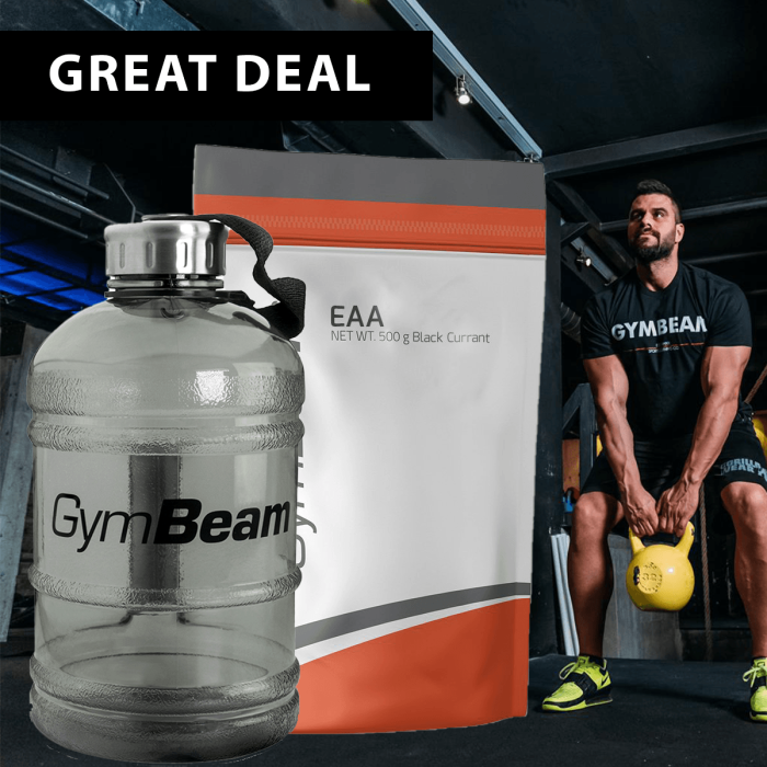 EAA - GymBeam 500 g - Mango Maracuja