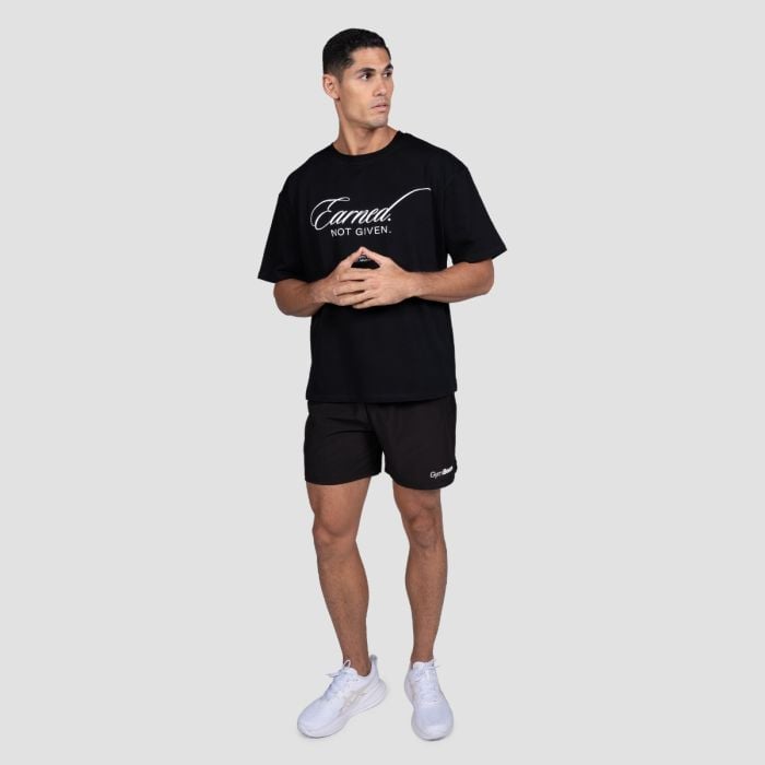 Earned T-Shirt in Black - GymBeam XXL