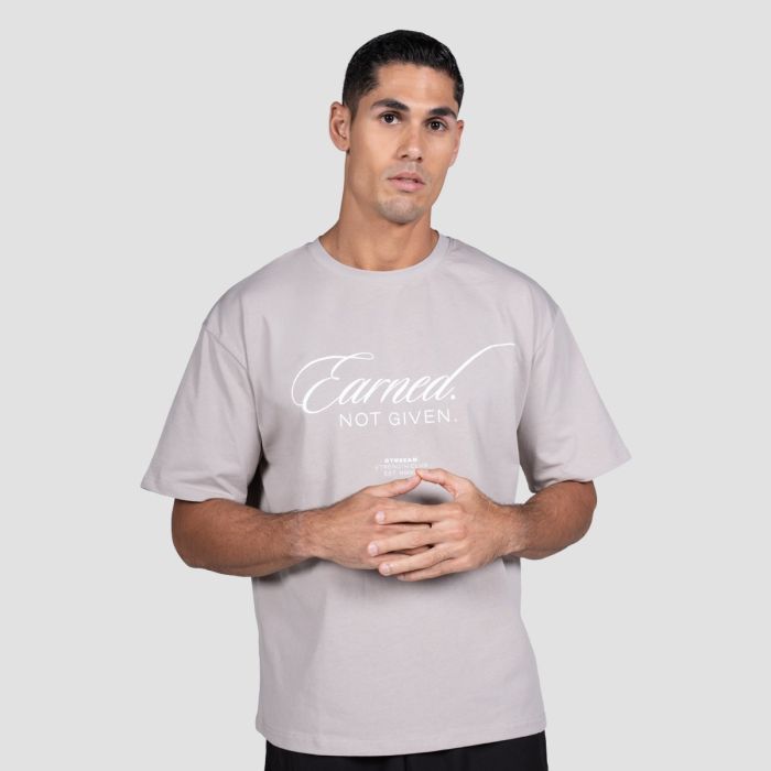 Earned T-Shirt in Gray - GymBeam XXL