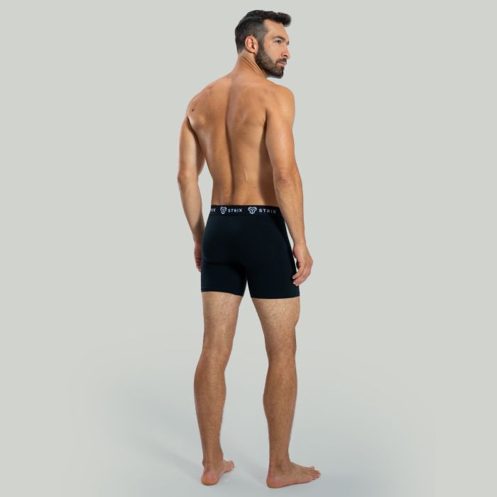 Essential Boxershorts für Männer 2er-Pack in Black - STRIX XXL