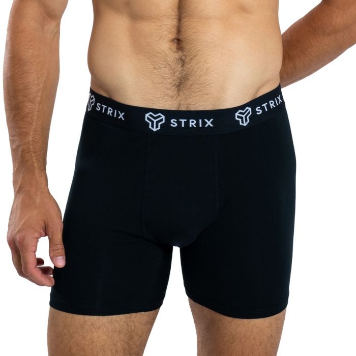 Essential Boxershorts für Männer 2er-Pack in Black - STRIX XXL