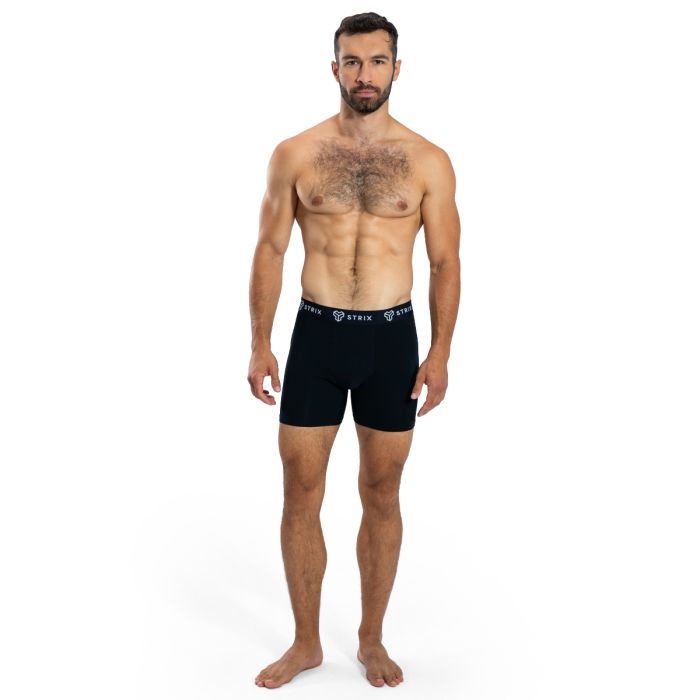 Essential Boxershorts für Männer 2er-Pack in Black - STRIX XXL