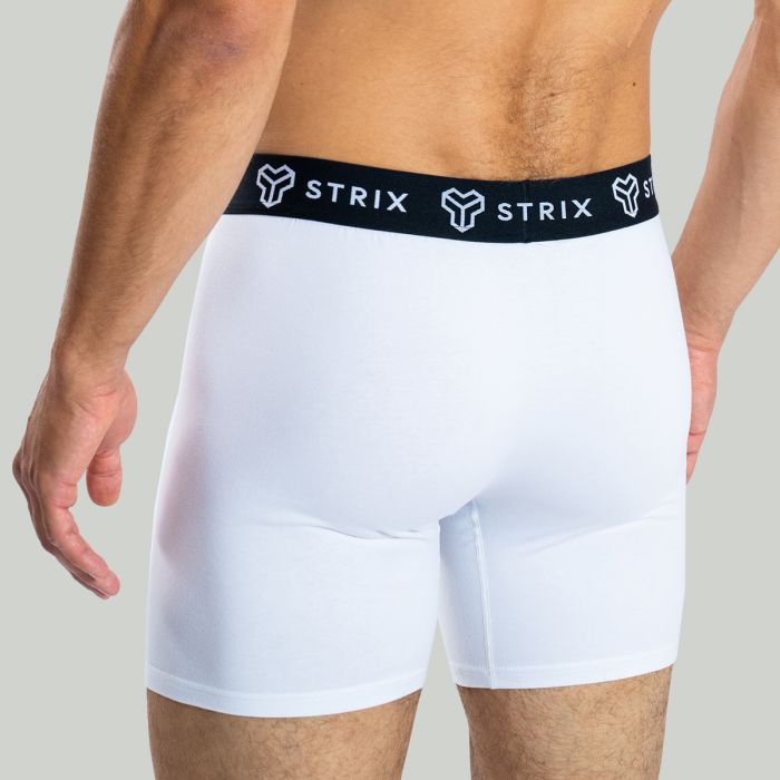 Essential Boxershorts für Männer 2er-Pack in White - STRIX M