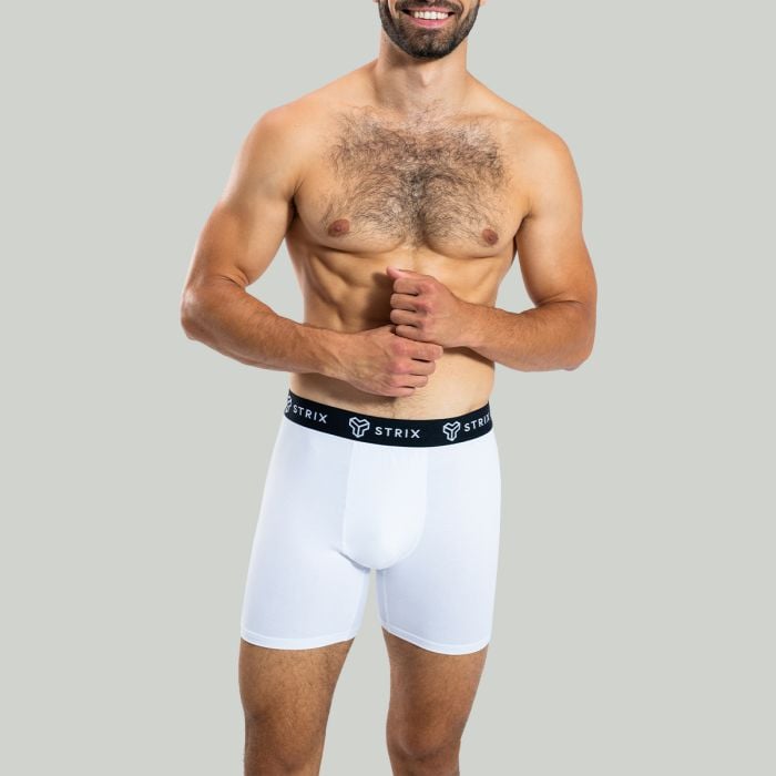 Essential Boxershorts für Männer 2er-Pack in White - STRIX M
