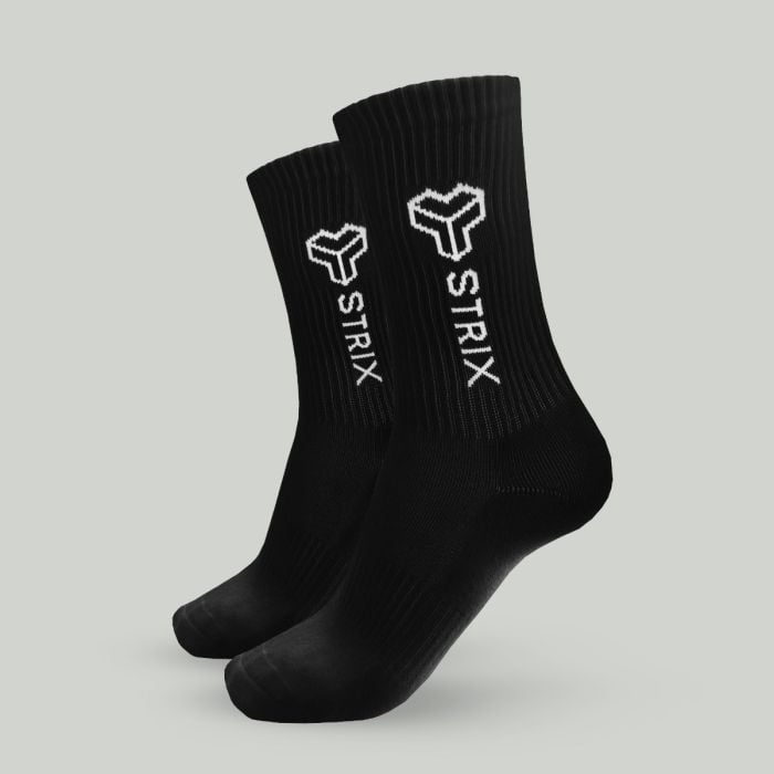 Essential Crew Socken im 2er-Pack in Black - STRIX L
