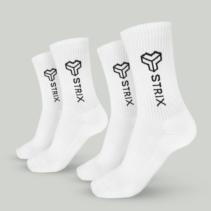 Essential Crew Socken im 2er-Pack in White - STRIX L