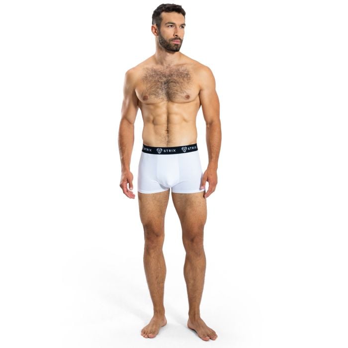 Essential Trunks Boxershorts für Männer 2er-Pack in White - STRIX XL
