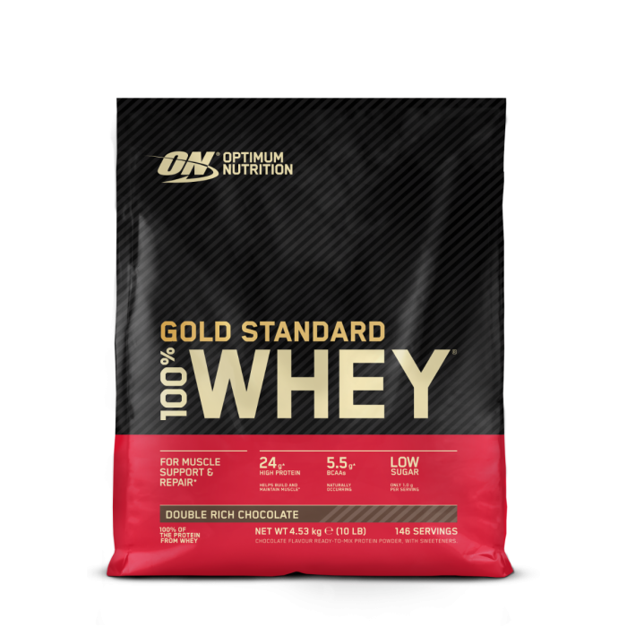 100% Whey Gold Standard - Optimum Nutrition 4540 g - doppelt reichhaltige Schokolade