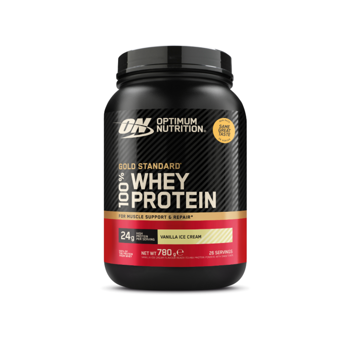Proteín 100% Whey Gold Standard - Optimum Nutrition 780 g - vanilla ice cream