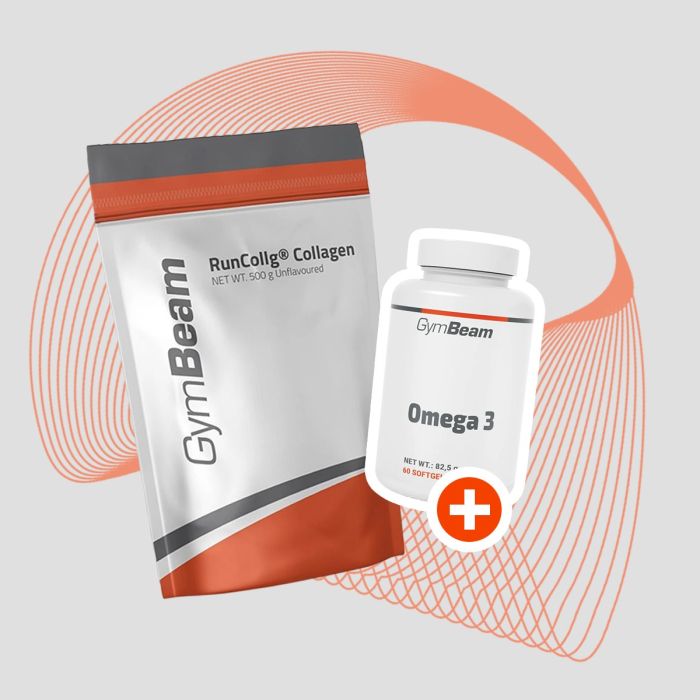 RunCollg Hydrolysiertes Kollagen - GymBeam 500 g - ohne Geschmack