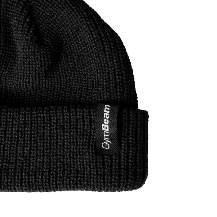 Fisherman Beanie in Black - GymBeam UNI