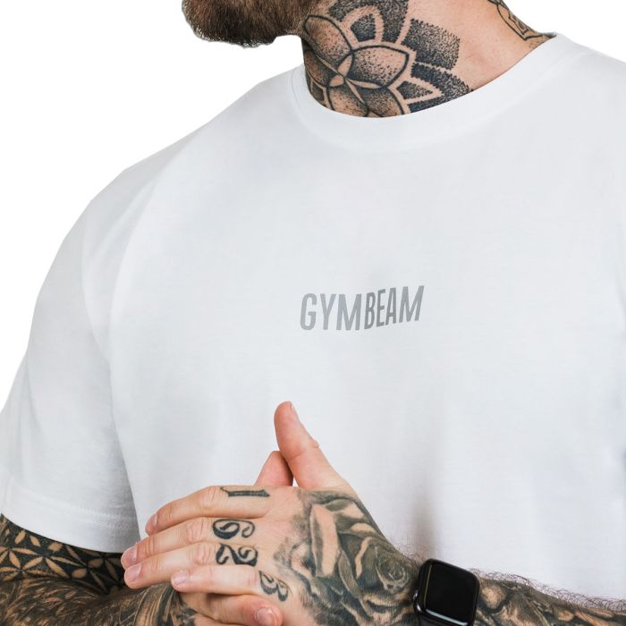 FIT T-Shirt in White - GymBeam M