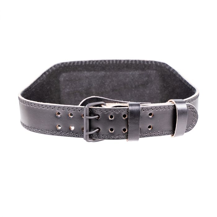 Gewichthebergürtel aus Vollleder in Black - GymBeam XXL