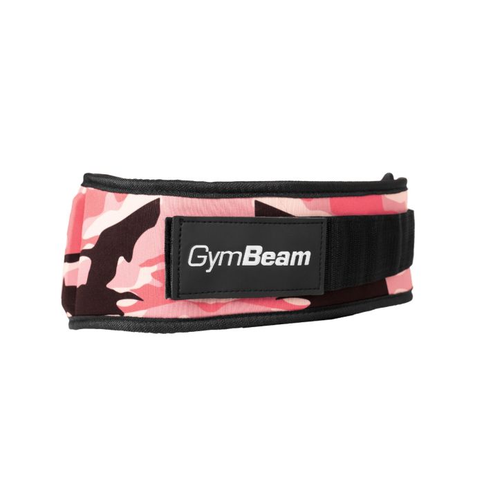 Fitnessgürtel für Frauen in Pink Camo - GymBeam M