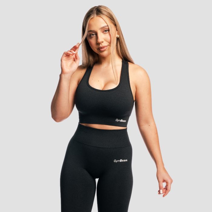 FLO Sports Bra Graphite - GymBeam L